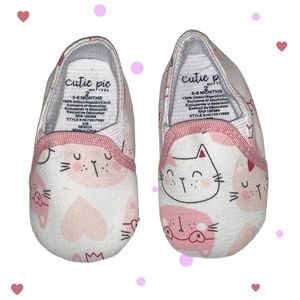 Kitty Infant 3-6mon  Girls non-slip  Slipper
